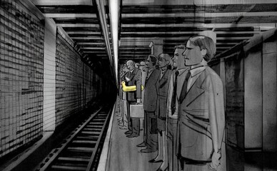 Поезда наземной части метро Киева будут останавливаться во время воздушных тревог даже после перемен