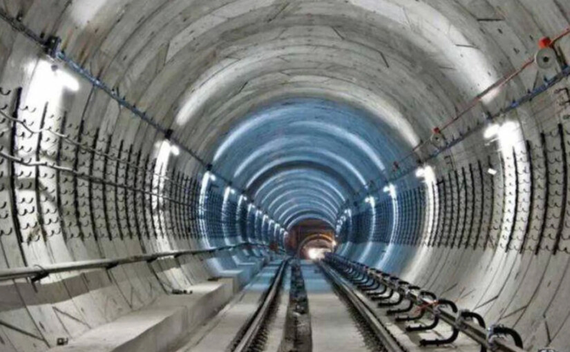 Недостроенный тоннель метро на Виноградаре. Фото: Киевметрострой