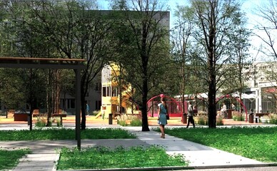 На Перемозі з'явиться новий торговельний комплекс зі сквером та дитячим майданчиком