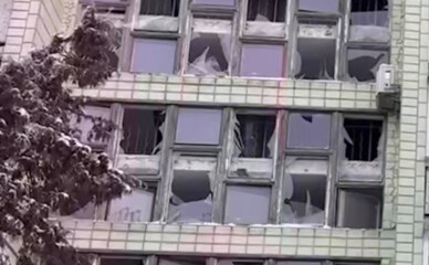 У Солом'янському районі спалахнули пожежі після нічної атаки дронів