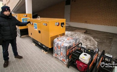 Днепр получил 11 генераторов от Словакии