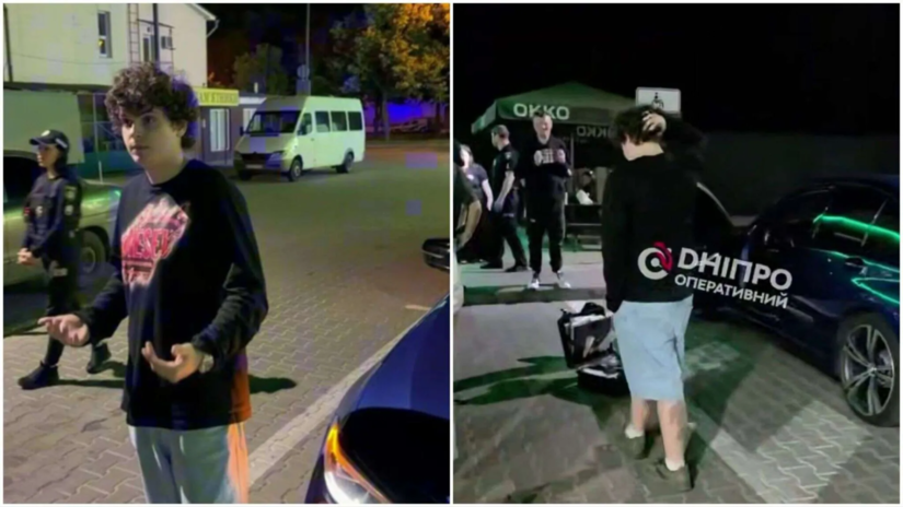 У Дніпрі блогер &laquo;Кучер&raquo; збив мотоцикліста на BMW і втік - фото