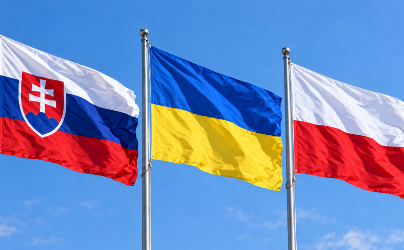 Україна хоче перенести митний контроль зернових вантажівок у Польщу та Словаччину
