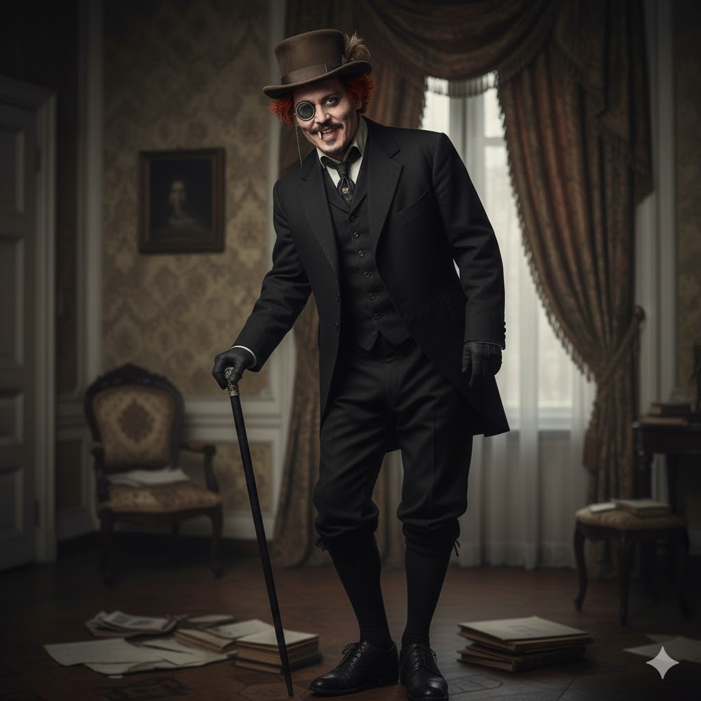 Джонні - Азазело. Фото згенеровано ШІ.