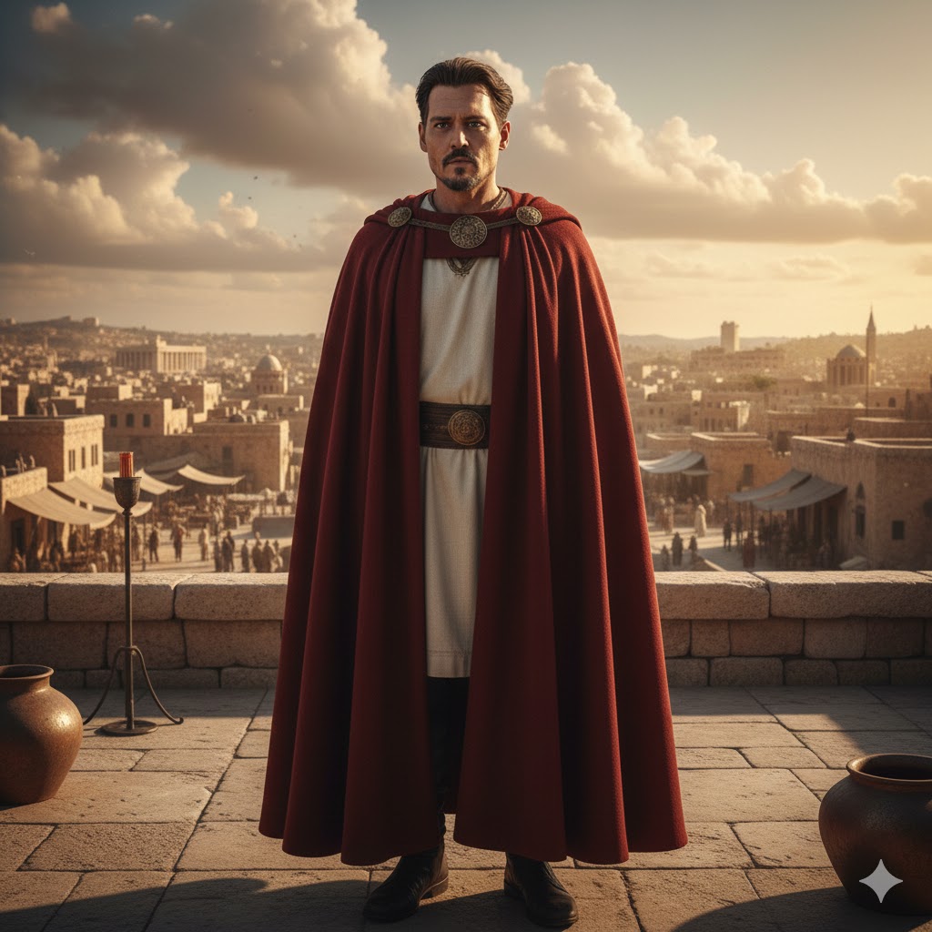 Джонні - Пілат. Фото згенеровано ШІ.